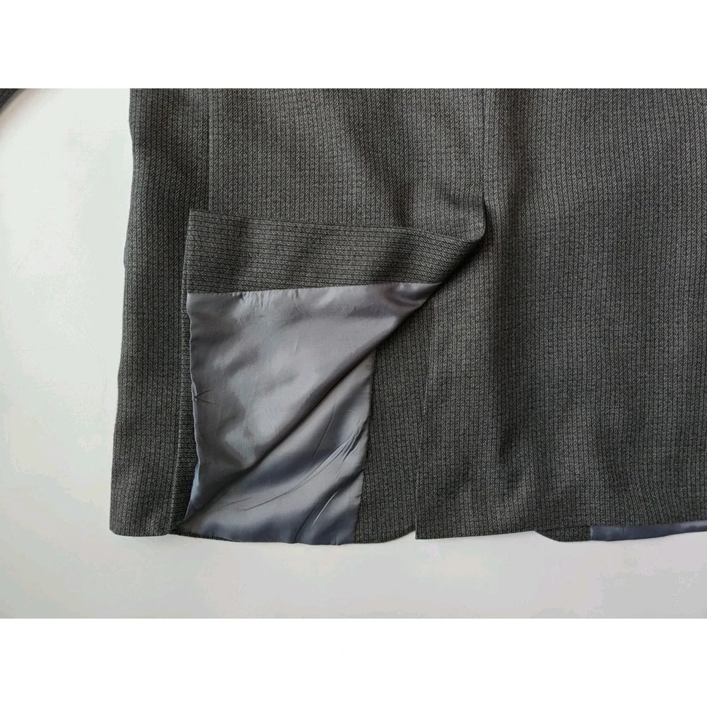 Oscar De La Renta Mens Blazer Sports Coat 40R Gray Stripe 3 Button M805